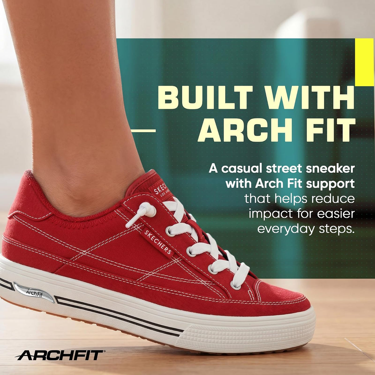 Skechers Arcade Arch Fit - Arcata Zapatillas para Mujer | Zapatos para caminar