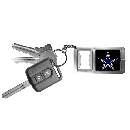 Siskiyou Sports Llavero de linterna con abrebotellas Philadelphia Eagles - Llavero con linterna y abrebotellas para Unisex adulto