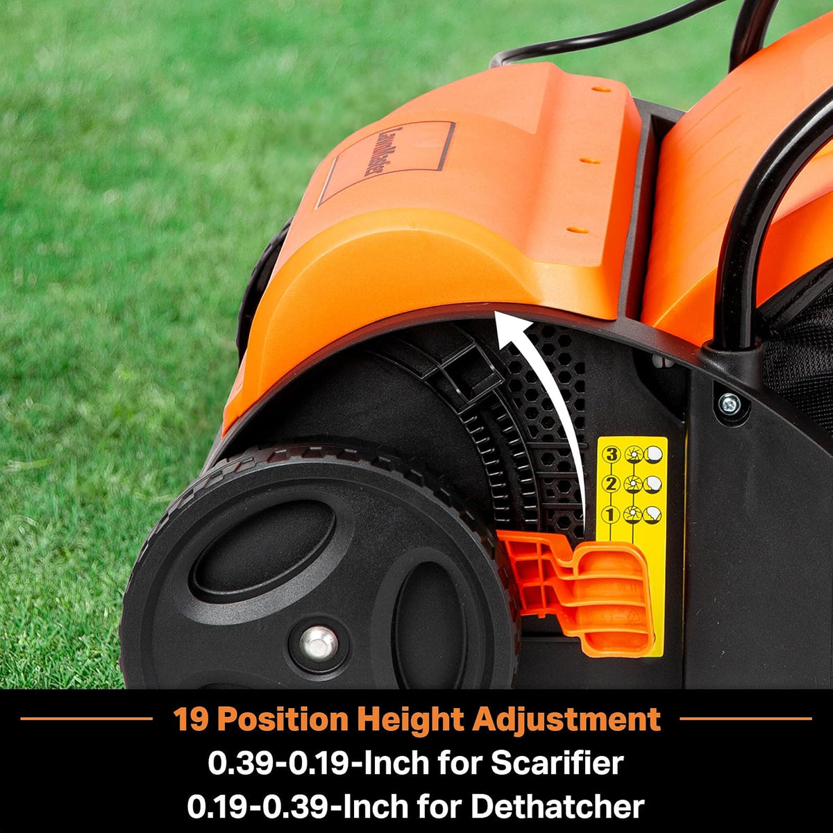 LawnMaster GV1212B Escarificador y Dethatcher 13" 12AMP