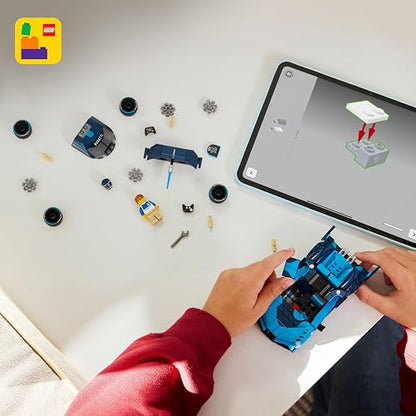 LEGO Speed Champions Auto Hiperdeportivo Bugatti Vision GT – Modelo en Kit – Auto de Carreras con 1 Minifigura de un Piloto – Set de Construcción para Mayores de 9 Años – 77253