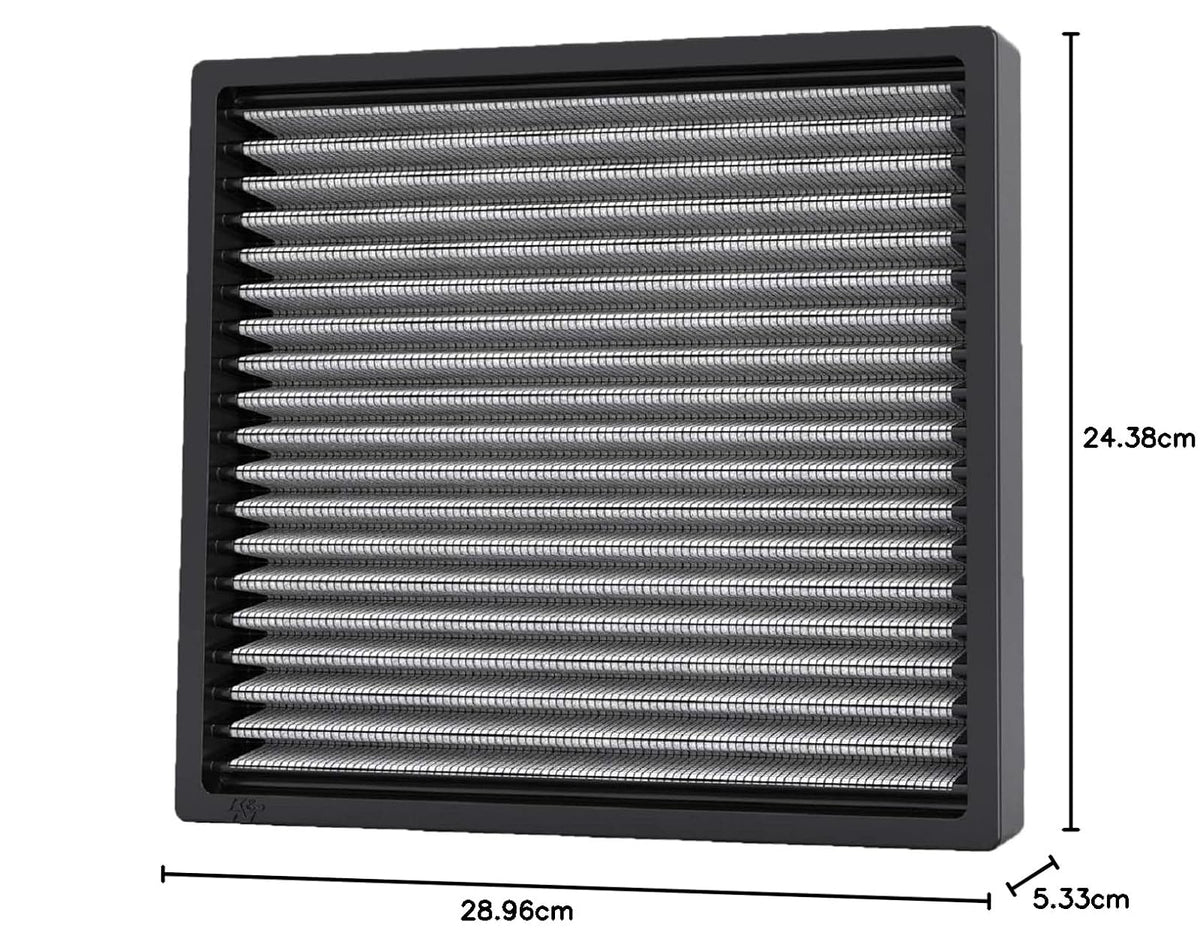 K&N Premium Cabin Air Filter: High Performance, Washable, Clean Airflow to your Cabin: Compatible with Select 2000-2019 Toyota/Subaru/Land Rover/Jaguar/Lexus/Scion Vehicle Models, VF2000
