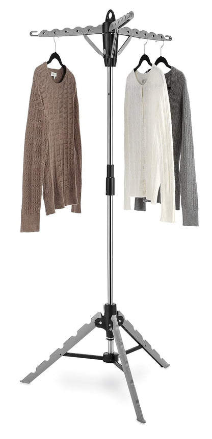 Whitmor Perchero para Ropa y Secado, 28 x 28 x 64.5, Gris - Gris