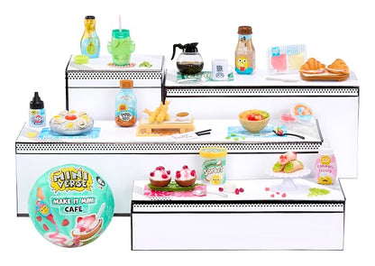 MINIVERSE, Make It Mini Food, Cafetería, Cápsula Misteriosa de Comida Miniatura, Kit de Juguete Sorpresa, Coleccionable