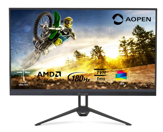 Acer AOPEN KG3 24KG3Y M3bip Monitor Gamer de 23.8 Pulgadas | FHD 1920 x 1080, panel IPS, 180 Hz, 1 ms, AMD FreeSync Premium, HDMI y DisplayPort