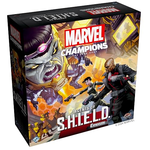 Marvel Champions LCG: Agents of Shield Expansion - Juego de Cartas cooperativas de 1 a 4 Jugadores - 60 Minutos de expansión de Juego - Adolescentes y Adultos Mayores de 12 años - Versión en inglés -