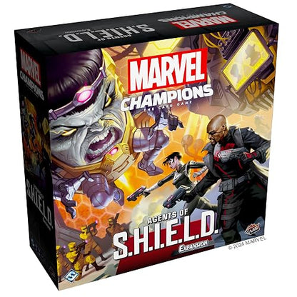 Marvel Champions LCG: Agents of Shield Expansion - Juego de Cartas cooperativas de 1 a 4 Jugadores - 60 Minutos de expansión de Juego - Adolescentes y Adultos Mayores de 12 años - Versión en inglés -