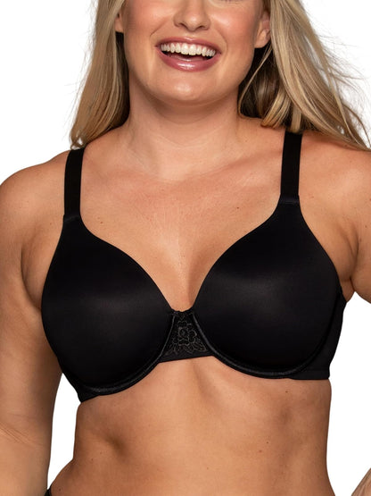 Vanity Fair Beauty Back Sujetador Moldeado con Aros - Con aros de color negro. - 38DDD