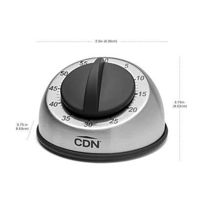 CDN MT1 Heavy Duty Mechanical Timer, Silver
