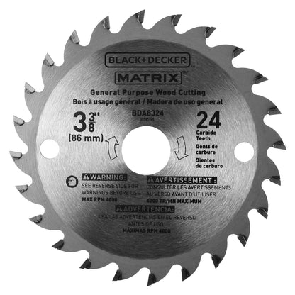 BLACK+DECKER Accessorio de sierra para cortar madera de acoplamiento MATRIX BDCMTTS