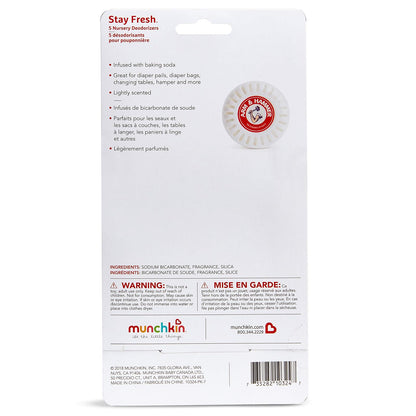Munchkin Pastillas Desodorantes, 5 Piezas, color Blanco
