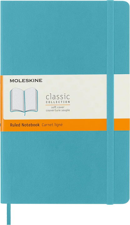 Moleskine Classic Cuaderno Tapa Blanda Punteado Azul Zafiro - Rayas - Azul