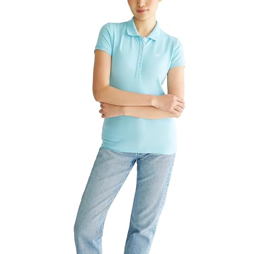 Aeropostale Aero Solid A87 Polo para Mujer