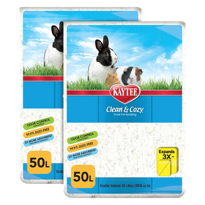 Kaytee Clean & Cozy White Small Animal Bedding SIOC 2/50 Liters