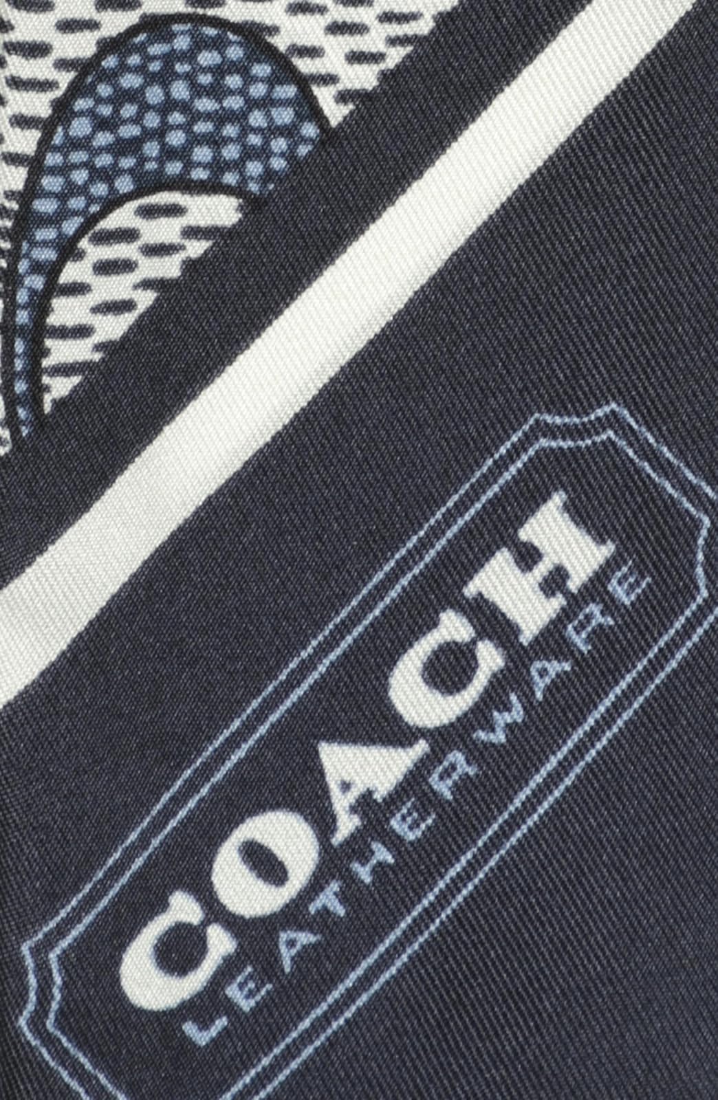 COACH Vintage Signature C Printed Silk Skinny Bufanda ajustadaMujer