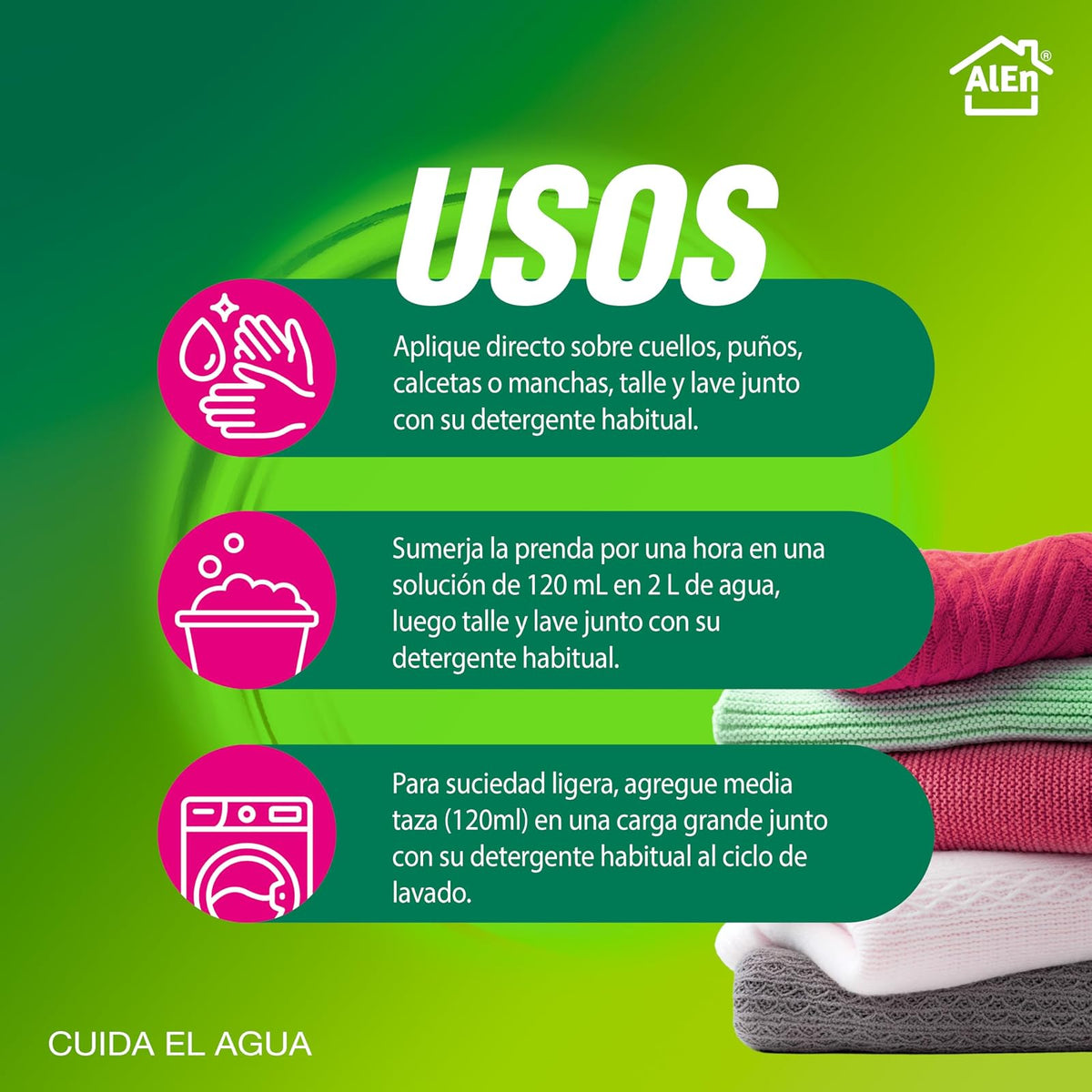 PINOL Jabón liquido potencializador de detergente para ropa blanca y de color 5.1 L.
