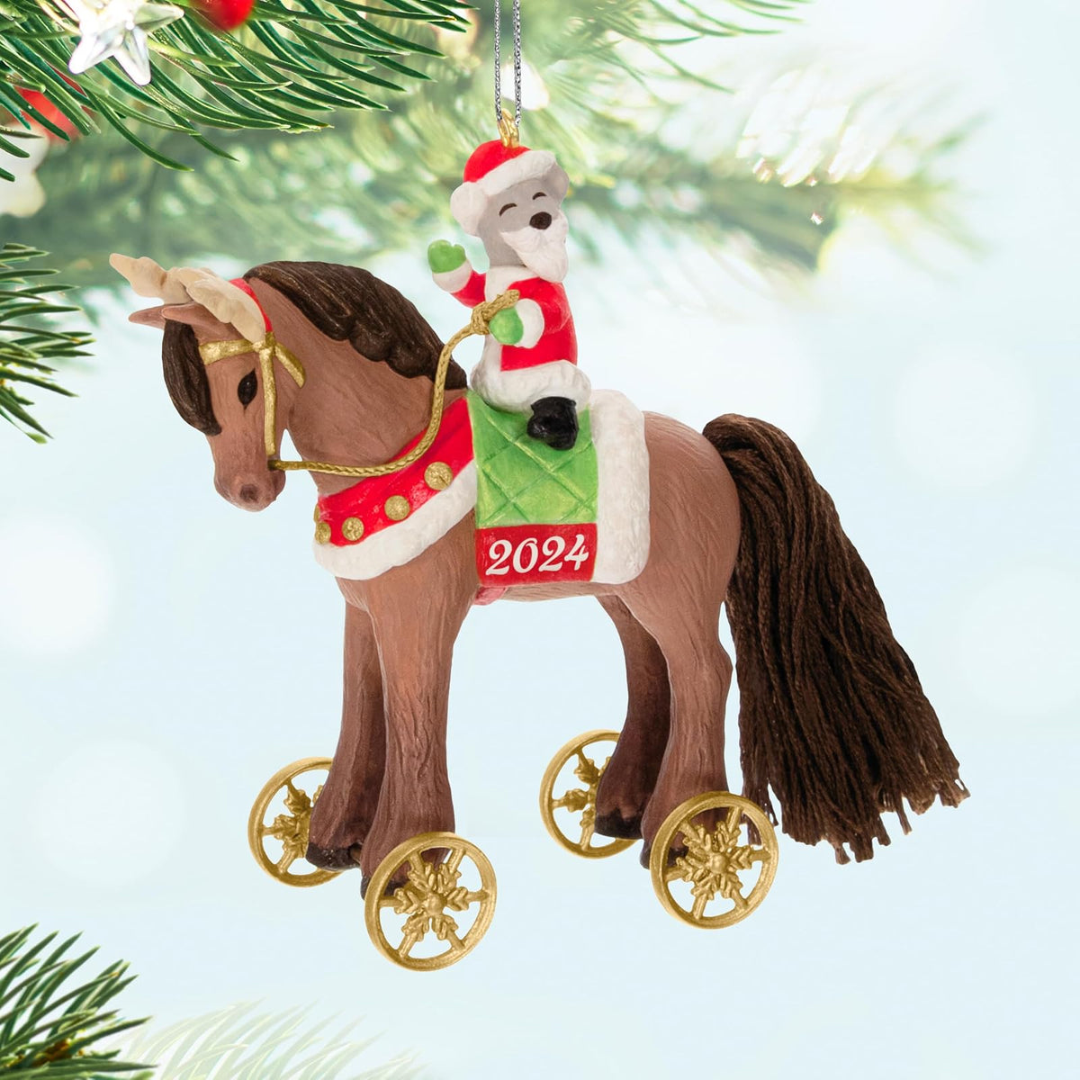 Hallmark - Adorno de Navidad 2024, un Pony para Navidad 2024, Regalos para niños