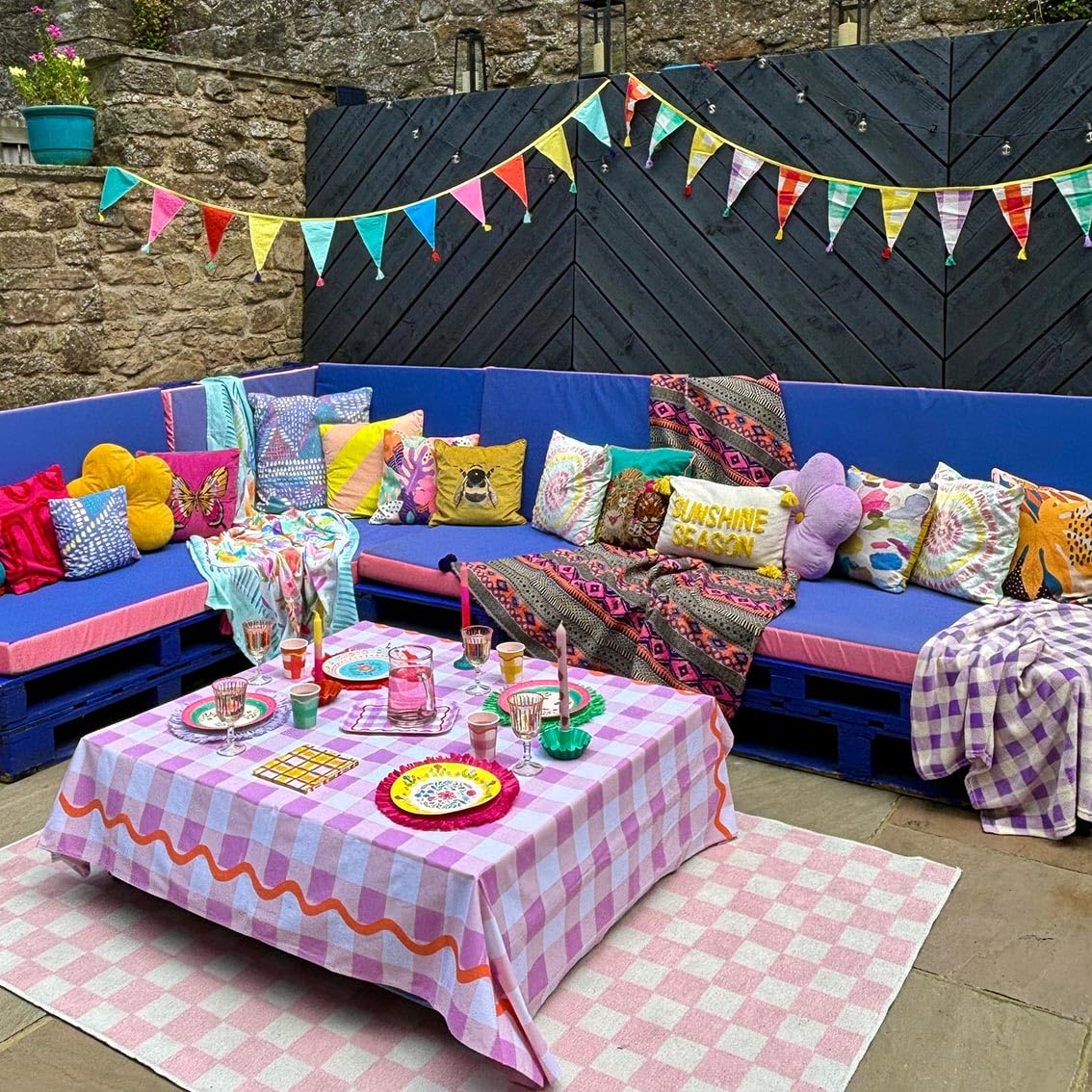 Talking Tables Frida Khalo - Suministros para fiesta, Láminas, Multicolor, Plates, 1