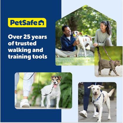 PetSafe Easy Walk - Arnés para Perro cómodo sin tirones, Acolchado de Cuerpo Completo, Mejores Paseos en el Primer Uso, 5 Puntos de Ajuste Mediano/Grande, Rosa