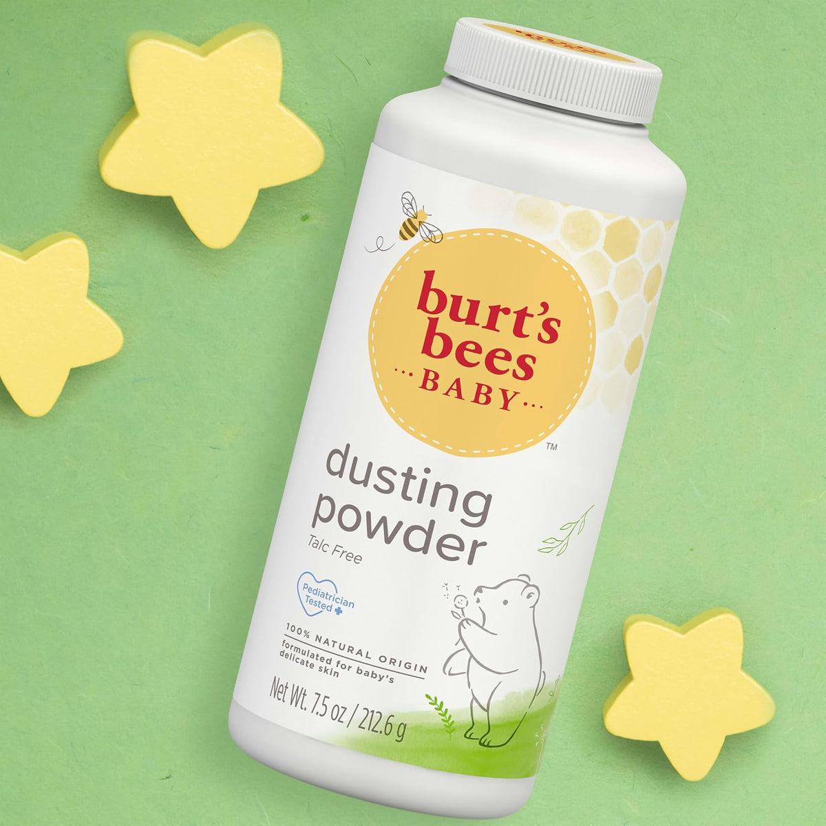 Burt's Bees Baby 100% Natural Dusting Powder, 7.5 Ounces (Packaging May Vary)