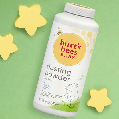 Burt's Bees Baby 100% Natural Dusting Powder, 7.5 Ounces (Packaging May Vary)