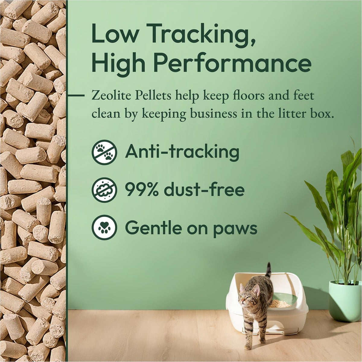 Purina Tidy Sistema de Arena para Gatos, Breeze Extra Fuerte, Pellets de Arena Mejorada y Almohadillas de Repuesto para Gatos