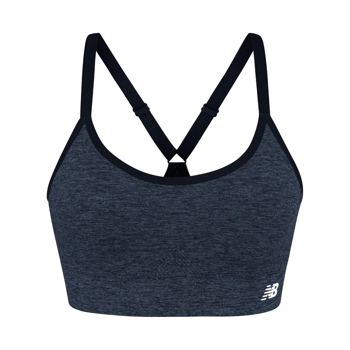 New Balance Brasier Deportivo sin Costuras, Paquete de 3, Playera de Yoga, Sostén Deportivo, Ajuste de Entrenamiento