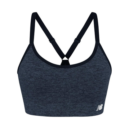 New Balance Brasier Deportivo sin Costuras, Paquete de 3, Playera de Yoga, Sostén Deportivo, Ajuste de Entrenamiento