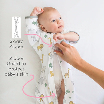 Amazing Baby Saco de Transición para Bebé Mangas Medias Pequeño 6-14 Libras