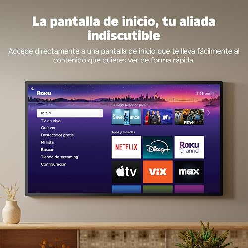 Roku® Streaming Stick™ Plus 2025 - Dispositivo de Streaming Roku 4K y HDR para TV con Control Remoto por Voz - TV en Vivo y Gratis