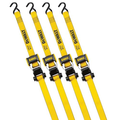 Dewalt Correas de Amarre de Trinquete de 1.25 in x 12 ft, 1800 LB, Paquete de 4, DXBC18004