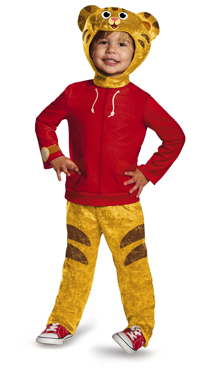 Disguise Daniel Tiger's Neighborhood Daniel Tiger - Disfraz clásico para niños pequeños, mediano/3T-4T