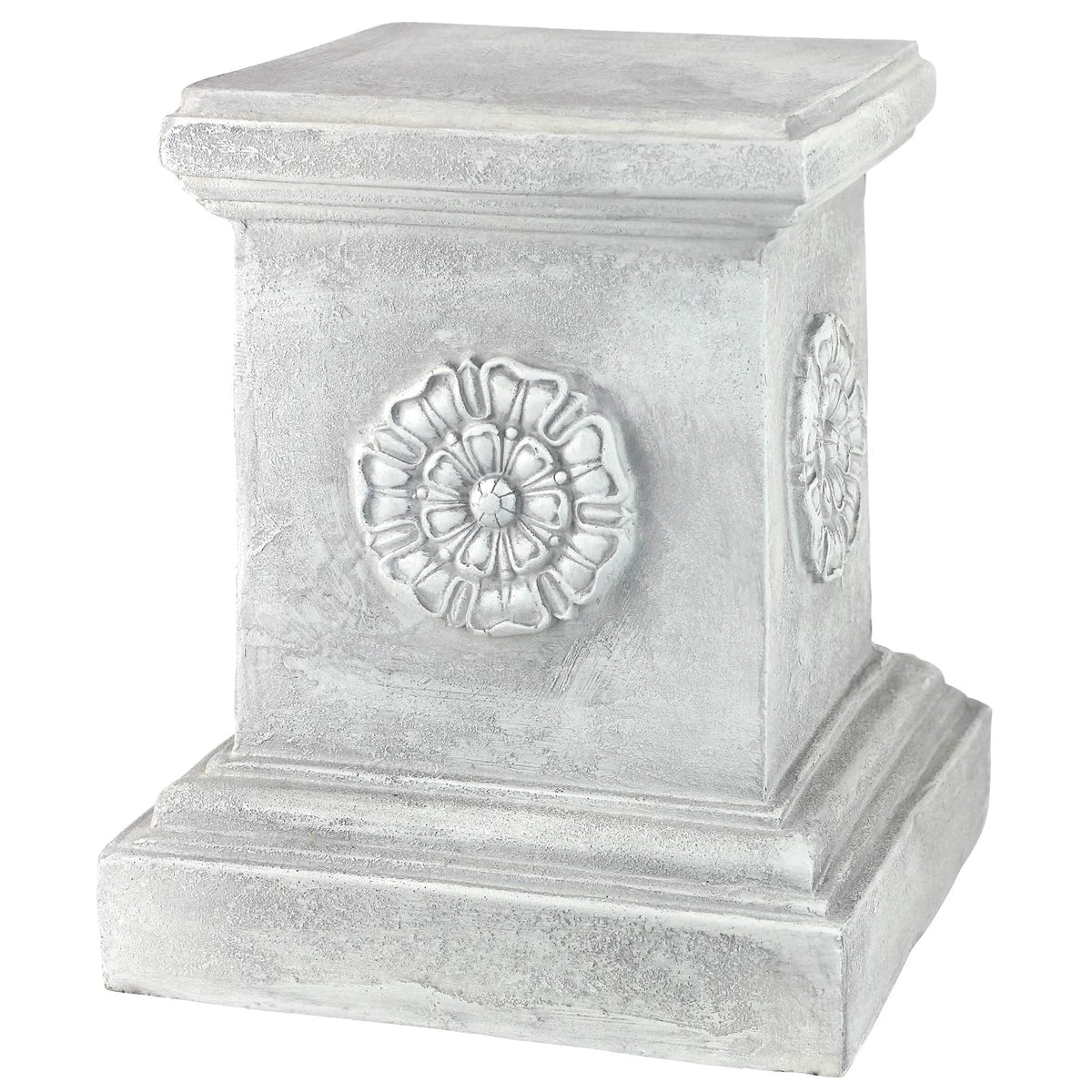 Design Toscano English Rosette Garden Sculptural Plinth - Large