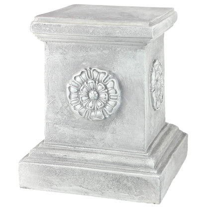 Design Toscano English Rosette Garden Sculptural Plinth - Large