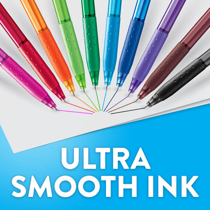 PaperMate InkJoy 300RT Bolígrafos de punta retráctil, punta mediana, Mediano, Assorted (Colorful), Paquete de 24