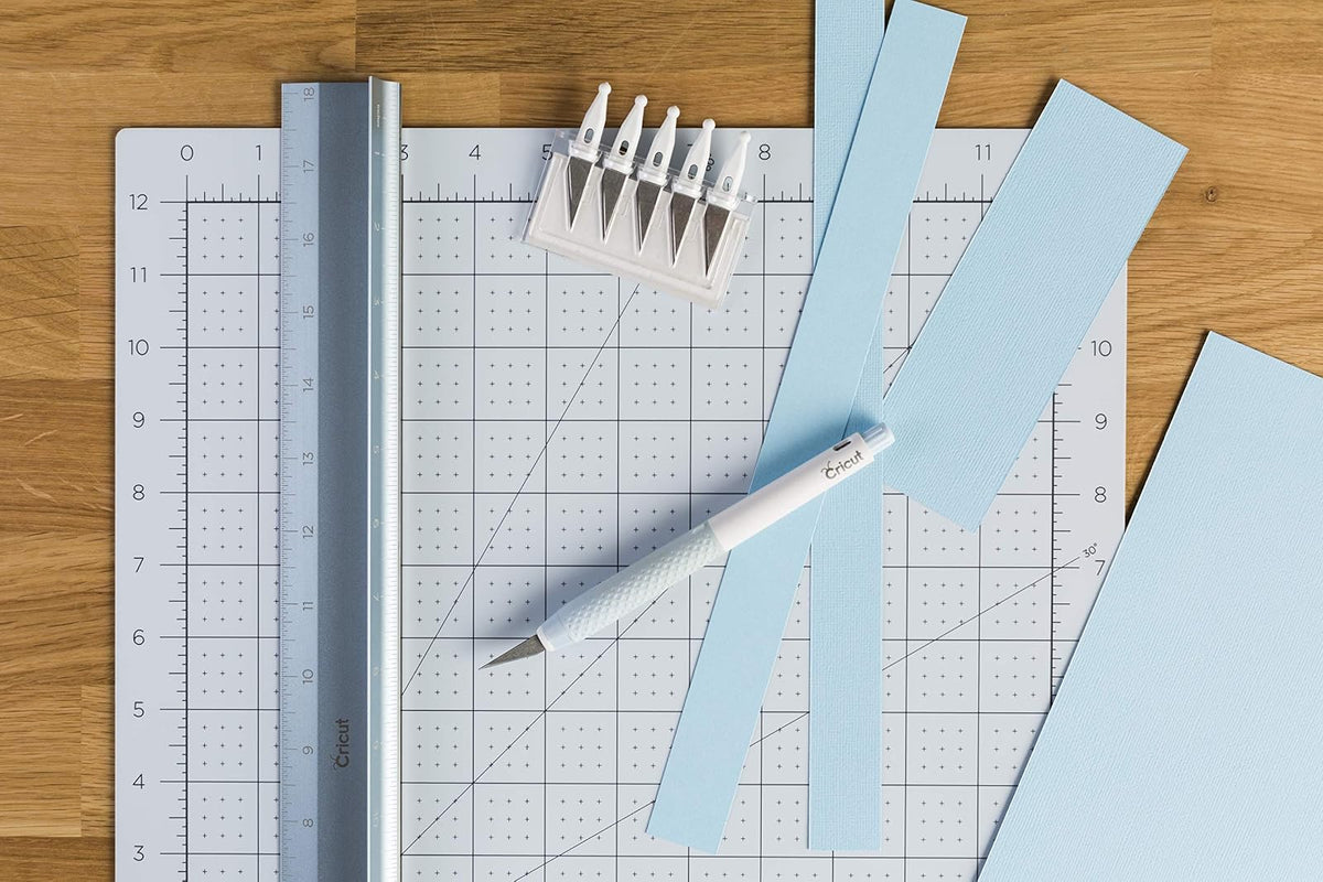 Cricut Tapete de Corte Autorreparable 12 x 12 Pulgadas Azul
