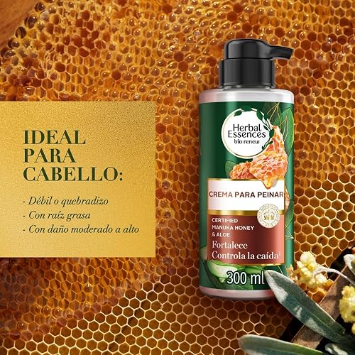 Herbal Essences Bío:Renew Crema para Peinar Manuka Honey & Aloe 300 ml