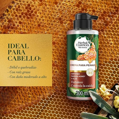 Herbal Essences Bío:Renew Crema para Peinar Manuka Honey & Aloe 300 ml