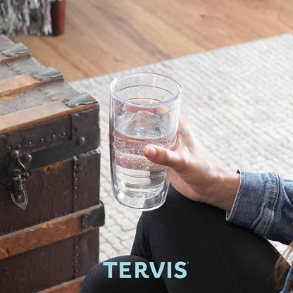 Tervis 4-Pack Tumbler, 16-Ounce, Clear