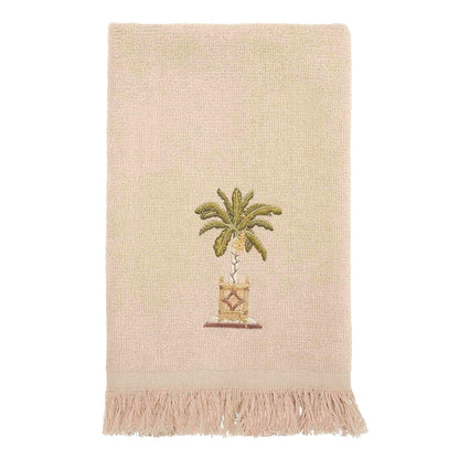 Avanti Linens plátano Palm Collection, Toalla de Punta de Dedo, 18 x 11 Pulgadas