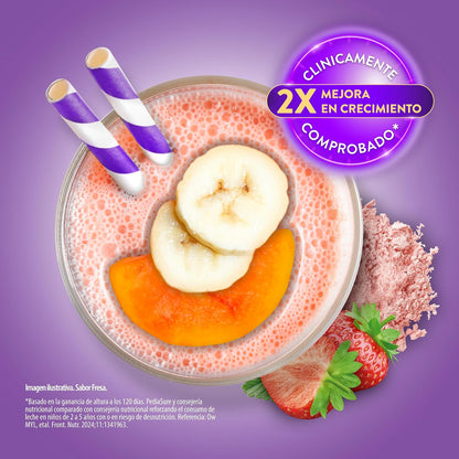 PediaSure MLI Fresa - en Polvo, 900g, Fórmula Especializada para Niños de 1 a 10 años, Nutrientes Esenciales, Prebióticos, Proteínas, Vitaminas y Minerales, Crecimiento Clínicamente Comprobado