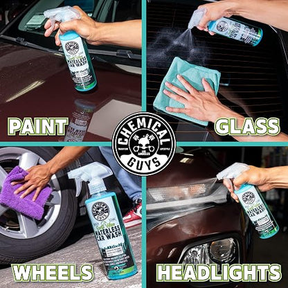 Chemical Guys Swift Wipe Sprayable Waterless Car Wash, Limpia Fácilmente - Sólo Pulverizar y Limpiar, Seguro para Automóviles, Camiones, Motocicletas, RVs y Más, 3.79 L