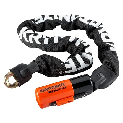 Kryptonite Evolution 4 - Candado de Cadena Integrado para Bicicleta
