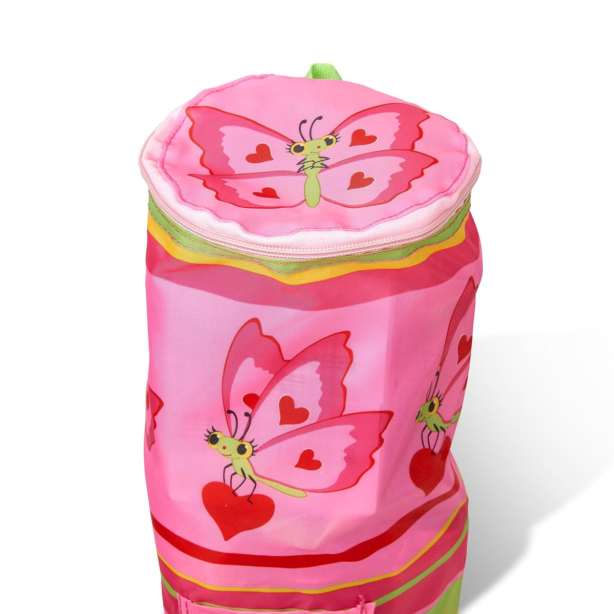 Melissa & Doug Silla Infantil Plegable con Mariposa, para Exteriores, Fácil de Abrir, Práctico Portavasos, Materiales Fáciles de Limpiar, Bolsa para Transportar