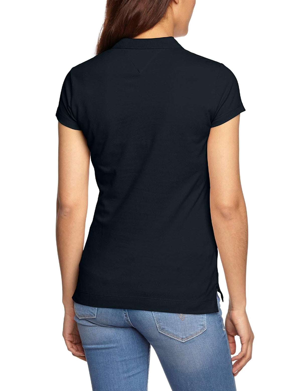 Tommy Hilfiger Damen Poloshirt Kurzarm Heritage Slim Fit