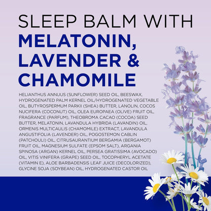 Dr Teal's Skin Care Agent S 2.5oz Blsamo Dormir Melatonina Aceites | 2.5 oz, aceites esenciales, bálsamo corporal, aplicación puntos pulso