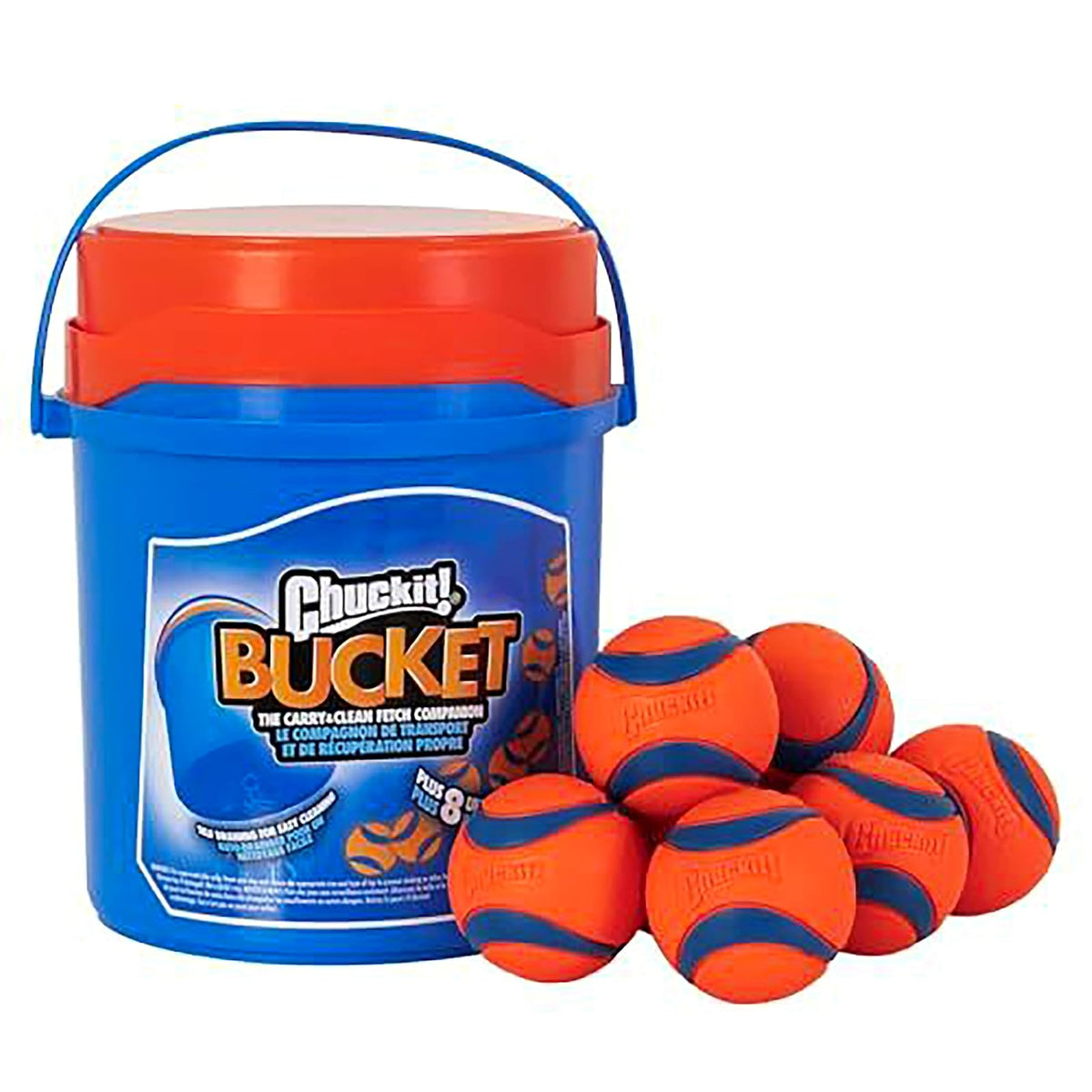 Chuckit! Cubo con Ultra Ball MD 8 Unidades