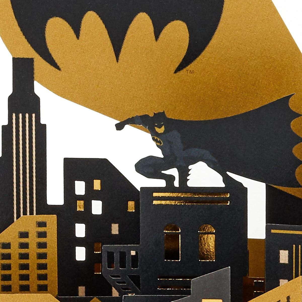 Hallmark Signature Paper Wonder Batman - Tarjeta emergente del día del padre o tarjeta de cumpleaños para él (Día épico)