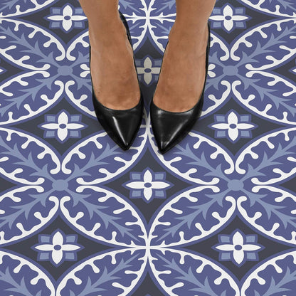 FloorPops FP3309 Capri - Azulejos para despegar y pegar, multicolor