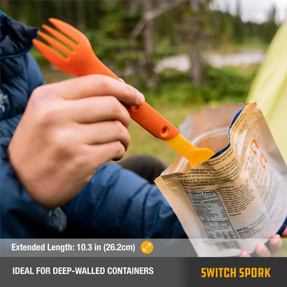 UCO Switch Spork - Juego de Utensilios de Camping Integrado de 2 Piezas