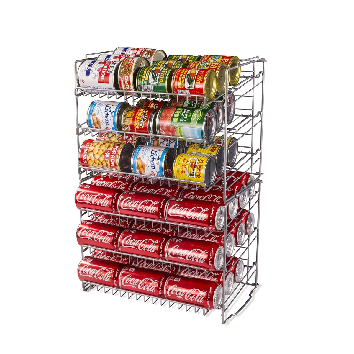 Atlantic 23235594 Estante para latas, Double Canrack, Plateado, Doble, 1